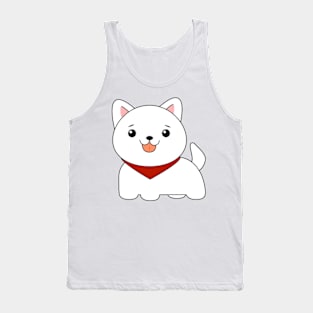 Puppy, Sweet Cute Dog, Dog, Woof Woof, Husky Tank Top